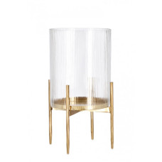 ФОНАРЬ СИВАН С ПРОЗРАЧНЫМИ ЗОЛОТЫМИ ПОЛОСАМИ H40 ФОНАРЬ СИВАН С ПРОЗРАЧНЫМИ ЗОЛОТЫМИ ПОЛОСАМИ H40