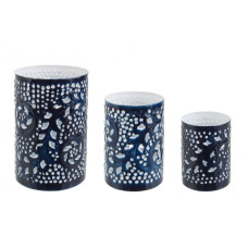 SET3 YANNICK CANDLE ПОДСВЕЧНИК СИНИЙ SET3 YANNICK CANDLE ПОДСВЕЧНИК СИНИЙ