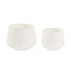 НАБОР2 ВАЗА-ГОРШОК КЕНАР ТО БЕЖЕВЫЙ НИЗКИЙ