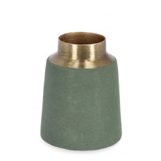 ДЕКОРАТИВНАЯ БУТЫЛКА SAAD ЗЕЛЕНОЕ ЗОЛОТО H10