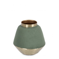 ДЕКОРАТИВНАЯ БУТЫЛКА SAAD ЗЕЛЕНОЕ ЗОЛОТО H8