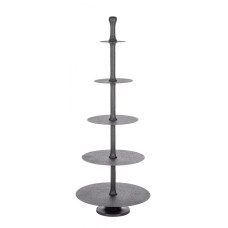 ДЕКОРАТИВНАЯ ПОДСТАВКА 5P RIDHI ЧЕРНАЯ H159 ДЕКОРАТИВНАЯ ПОДСТАВКА 5P RIDHI ЧЕРНАЯ H159