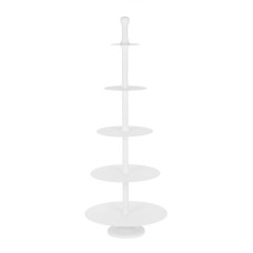 ДЕКОРАТИВНАЯ ПОДСТАВКА 5P RIDHI БЕЛАЯ H159 ДЕКОРАТИВНАЯ ПОДСТАВКА 5P RIDHI БЕЛАЯ H159