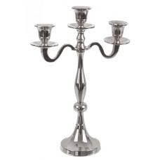 НОРА СЕРЕБРЯНЫЙ КАНДЕЛЯБР 3-ГОРЯ H33 НОРА СЕРЕБРЯНЫЙ КАНДЕЛЯБР 3-ГОРЯ H33