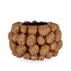 ВАЗА ПИНЬЯ КОРИЧНЕВАЯ H22.5