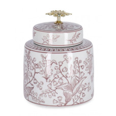 БАНКА CAI С КРЫШКОЙ CIL КРАСНЫЙ БЕЛЫЙ H19 БАНКА CAI С КРЫШКОЙ CIL КРАСНЫЙ БЕЛЫЙ H19