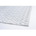 КОВЕР РОМБ СЕРЫЙ-БЕЛЫЙ 120Х180