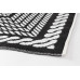 КОВЕР КАШАН БЕЛЫЙ-ЧЕРНЫЙ 150Х210