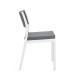 СТУЛ C-C ALVIN БЕЛЫЙ/ТЕМНО-СЕРЫЙ СТУЛ C-C ALVIN БЕЛЫЙ/ТЕМНО-СЕРЫЙ