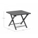 СТОЛ TAYLOR 44X43 ТЕМНО-СЕРЫЙ