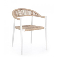 СТУЛ C-BR JANDIA БЕЛЫЙ/БЕЖЕВЫЙ СТУЛ C-BR JANDIA БЕЛЫЙ/БЕЖЕВЫЙ