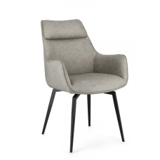 ЛОУРЕНС ПУ КРЕСЛО СЕРЫЙ ЛОУРЕНС ПУ КРЕСЛО СЕРЫЙ