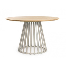 CILLIAN TABLE D120 ТЕПЛЫЙ СЕРЫЙ/НАТУРАЛЬНЫЙ