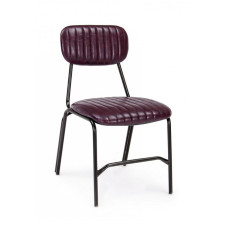 СТУЛ DEBBIE БОРДО ВИНТАЖ СТУЛ DEBBIE БОРДО ВИНТАЖ