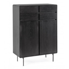 ВЫСОКИЙ ШКАФ 2A-4C WIDALD ЧЕРНЫЙ ВЫСОКИЙ ШКАФ 2A-4C WIDALD ЧЕРНЫЙ