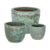 НАБОР3 ВАЗА ГОРШОК ДУЕН СВАС ЗЕЛЕНЫЙ