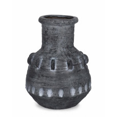 P. СЕРАЯ КРУГЛАЯ ВАЗА BUCCHERO D37 P. СЕРАЯ КРУГЛАЯ ВАЗА BUCCHERO D37