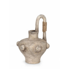 P. БЕЖЕВАЯ КРУГЛАЯ ХРОМИТОВАЯ ВАЗА H50 P. БЕЖЕВАЯ КРУГЛАЯ ХРОМИТОВАЯ ВАЗА H50