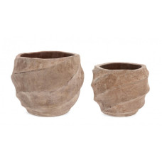 SET2 P.VASE TEIDE BASS ПОЛИРОВАННАЯ ТЕРРАКОТА SET2 P.VASE TEIDE BASS ПОЛИРОВАННАЯ ТЕРРАКОТА