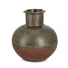 P.KLAS ЗЕЛЕНАЯ ТЕРРАКОТОВАЯ ВАЗА H53 P.KLAS ЗЕЛЕНАЯ ТЕРРАКОТОВАЯ ВАЗА H53